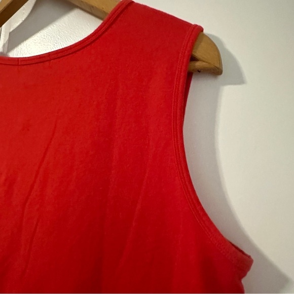 Vintage Duck Head Red Button Tank Top Women’s Size Medium Cotton Tomato Girl - Picture 11 of 15